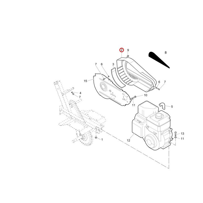 Cofano 68670024ER ORIGINALE OLEOMAC Cofano 68670024ER ORIGINALE OLEOMAC