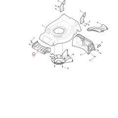 Rear Conveyor 322108308/0 ORIGINAL STIGA | NewgardenParts.com