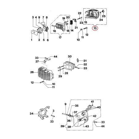 Coperchio 4174126A ORIGINALE OLEOMAC | NewgardenParts.com