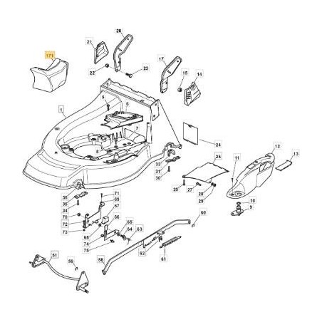 Tabla de acolchado 322140224/0 ORIGINAL STIGA | NewgardenParts.com
