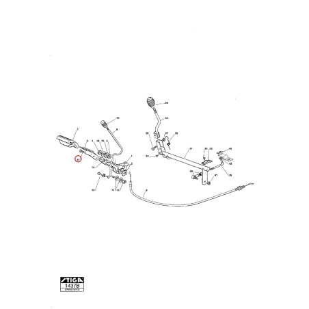 KNOPF 127395050/1 ORIGINAL STIGA | NewgardenParts.com