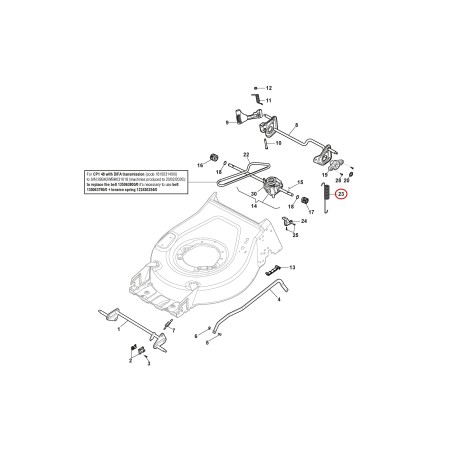 FEDER 122430254/0 ORIGINAL STIGA | NewgardenParts.com