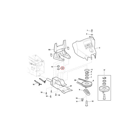 Rondella 112521390/0 ORIGINALE STIGA | NewgardenParts.com