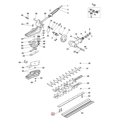 Vis 3801057R ORIGINAL OLEOMAC | NewgardenParts.com