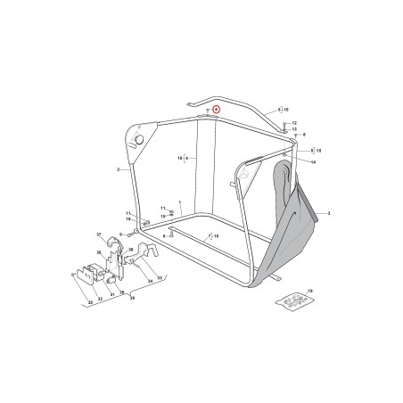 SCREW 112729600/0 ORIGINAL STIGA | NewgardenParts.com