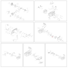 Worm gear for chainsaws 056573 ORIGINAL ZM