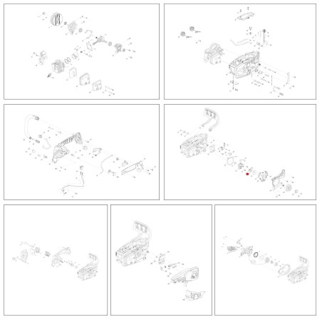Worm gear for chainsaws 056573 ORIGINAL ZM