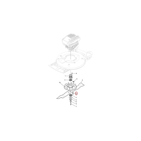 Vis - TE M6x20 112791400/0 ORIGINAL STIGA | NewgardenParts.com