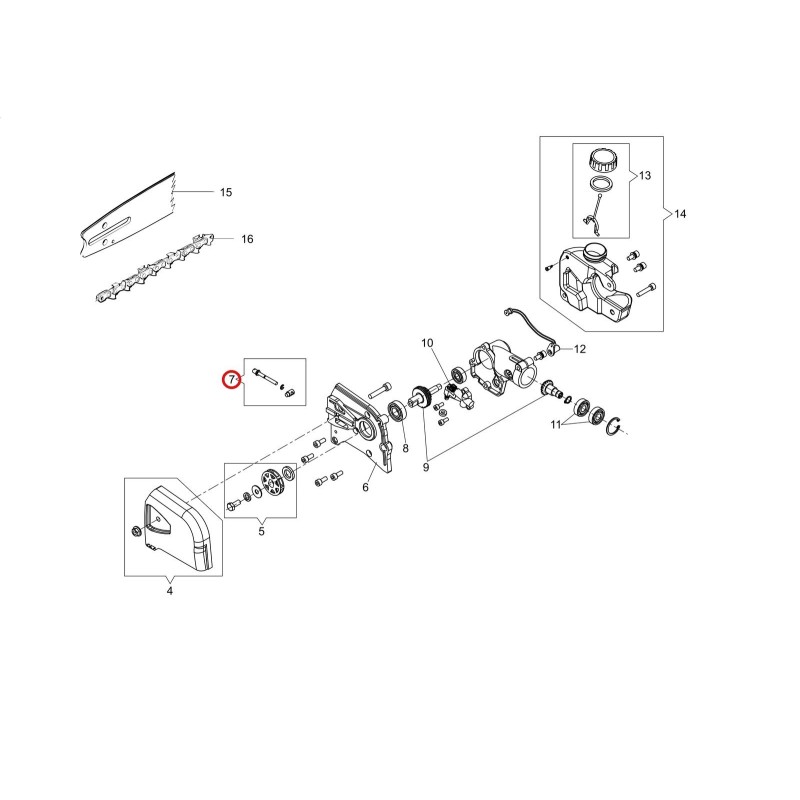 Kit tendicatena 61460092 ORIGINALE OLEOMAC Kit tendicatena 61460092 ORIGINALE OLEOMAC
