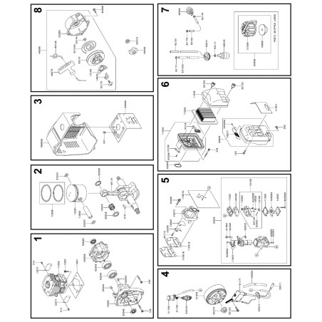 Kit de segmentos estándar KAWASAKI, diámetro 48,5 mm 027369 | NewgardenParts.com