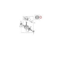 HONDA 43mm Durchmesser Quadratsegment-Set 050587 | NewgardenParts.com