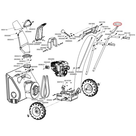 Traktionseingriffshebel 024543 | NewgardenParts.com
