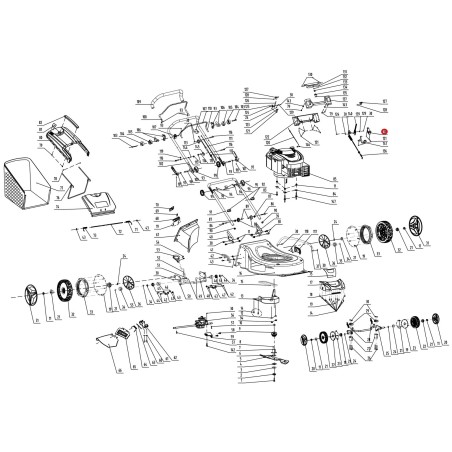 Variatorhebelhalterung für MAORI Silver Line Rasenmäher 030979 | NewgardenParts.com