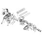 GREEN LINE HT6311 electric chainsaw start button 016340