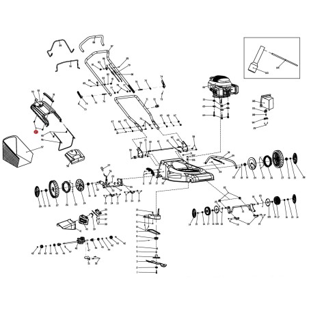 Vis autotaraudeuses pour sacs à gazon MOWOX 045889 | NewgardenParts.com