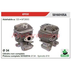 Cilindro motosega EFCO 125 MT2600 OLEOMAC GS260 50160105A ORIGINALE | NewgardenParts.com