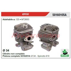 EFCO cylindre de tronçonneuse 125 MT2600 OLEOMAC GS260 50160105A ORIGINAL