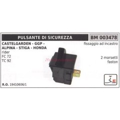 Pulsante di sicurezza CASTELGARDEN motore rider FC 72 TC 92 19410606/1 003478