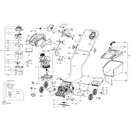 ANELLO DI RITENZIONE8 XR50015916 ORIGINALE WORX | NewgardenParts.com