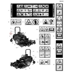STICKER, WARNING, HOT LR5102000 ORIGINAL FERRIS | NewgardenParts.com