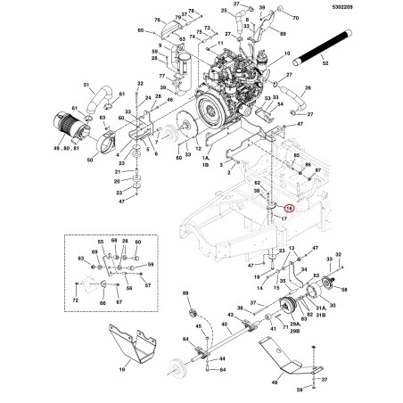 ISO ATTACHMENT, FRONT, 155 LBS LR5102730 ORIGINAL FERRIS | NewgardenParts.com