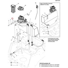 INSULATED MOUNT, LOWER, RAD 5000Z-DIESEL LR5023131 ORIGINAL FERRIS | NewgardenParts.com