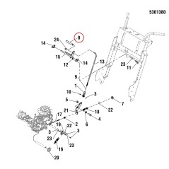 GANASCIA, SCHIUMA LR5021880 ORIGINALE FERRIS | NewgardenParts.com
