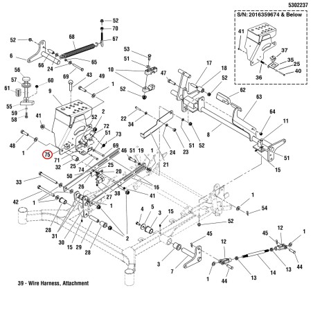INTERRUPTOR, PROYECCIÓN INFERIOR, NC/NC LR5103842 ORIGINAL FERRIS | NewgardenParts.com