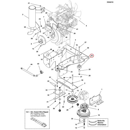 ISO ATTACHMENT, 215 LBS, YELLOW LR5104084 ORIGINAL FERRIS | NewgardenParts.com