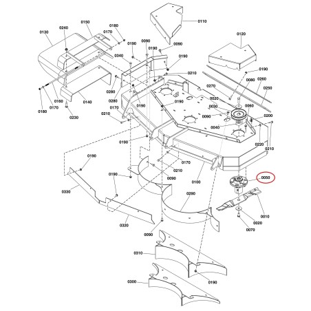 400S ALUMINUM BLADE HUB LR5416763 ORIGINAL FERRIS | NewgardenParts.com