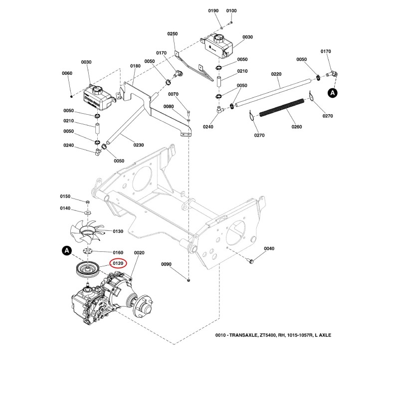 CART, ZT5400 (53179) LR5102873 ORIGINAL FERRIS CART, ZT5400 (53179) LR5102873 ORIGINAL FERRIS