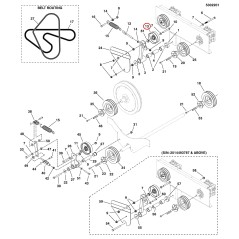 POLEA PLANA, TENSORA 4 LR5022373 ORIGINAL FERRIS | NewgardenParts.com