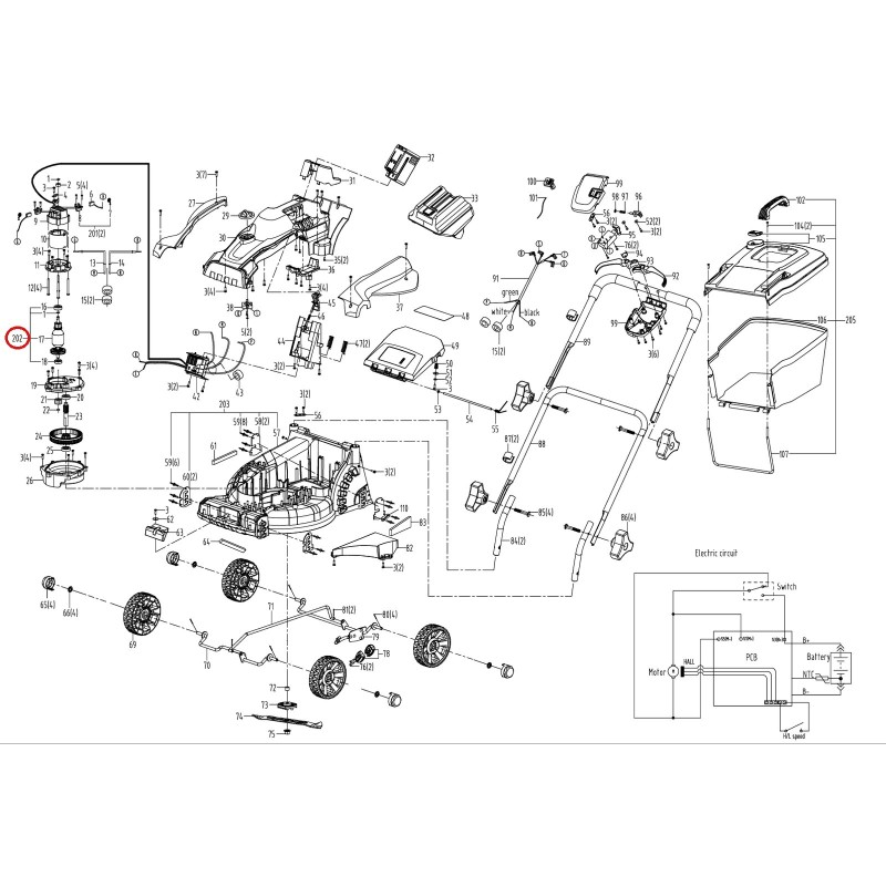 Rotorbaugruppe & Magnetring XR50028537 ORIGINAL WORX Rotorbaugruppe & Magnetring XR50028537 ORIGINAL WORX