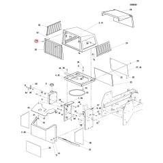WINGED HEAD SCREW LR5025467 ORIGINAL FERRIS | NewgardenParts.com