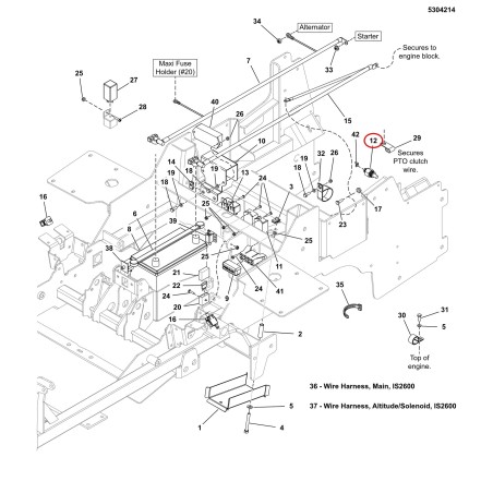 ÉMETTEUR, TEMPÉRATURE DE L'EAU LR5023394 ORIGINAL FERRIS | NewgardenParts.com