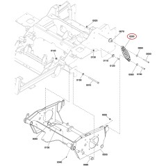 SHOCK ABSORBER, SPRING ASSEMBLY LR5108022 ORIGINAL FERRIS | NewgardenParts.com