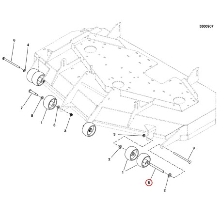 SPESSORE .38 X .50 X 5.06 LR5046586 ORIGINALE FERRIS | NewgardenParts.com