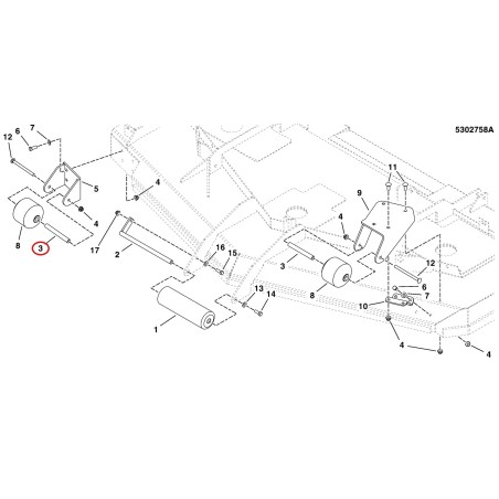 SPESSORE .38 X .63 X 4.31 * . LR5101971 ORIGINALE FERRIS | NewgardenParts.com