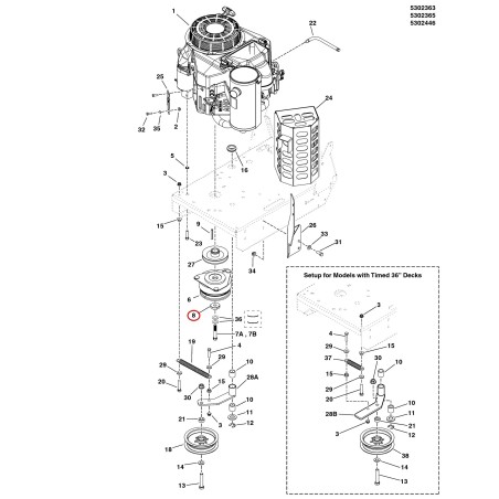 0.45 X 1.88 X 0.38 Spacer ring LR5102965 ORIGINAL FERRIS | NewgardenParts.com
