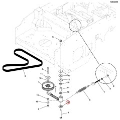 ENTRETOISE, BRAS DE RENVOI, 1/2, PM LR5103262 ORIGINAL FERRIS | NewgardenParts.com