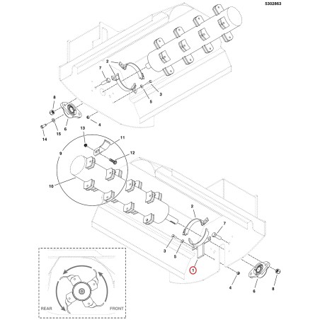 SOUDURE, PROTECTION DE ROTOR, BASE GAUCHE - NOIR LR5408747A ORIGINAL FERRIS | NewgardenParts.com