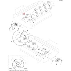 WELDING, ROTOR PROTECTION - BLACK LR5408786A ORIGINAL FERRIS | NewgardenParts.com