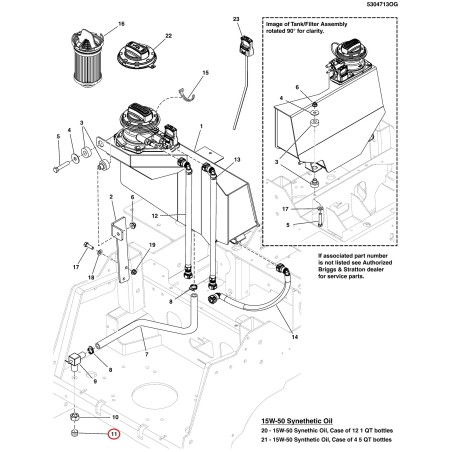 ÖLAUFDECKEL, ÖLSCHUTZ, DAPCO 4692 LR5105317 ORIGINAL FERRIS | NewgardenParts.com