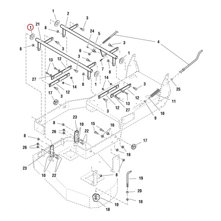 RONDELLE, 1" SAE LR5025162 ORIGINAL FERRIS | NewgardenParts.com
