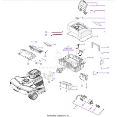 Back carter group (Black) 042Z28100A ORIGINAL AMBROGIO | NewgardenParts.com