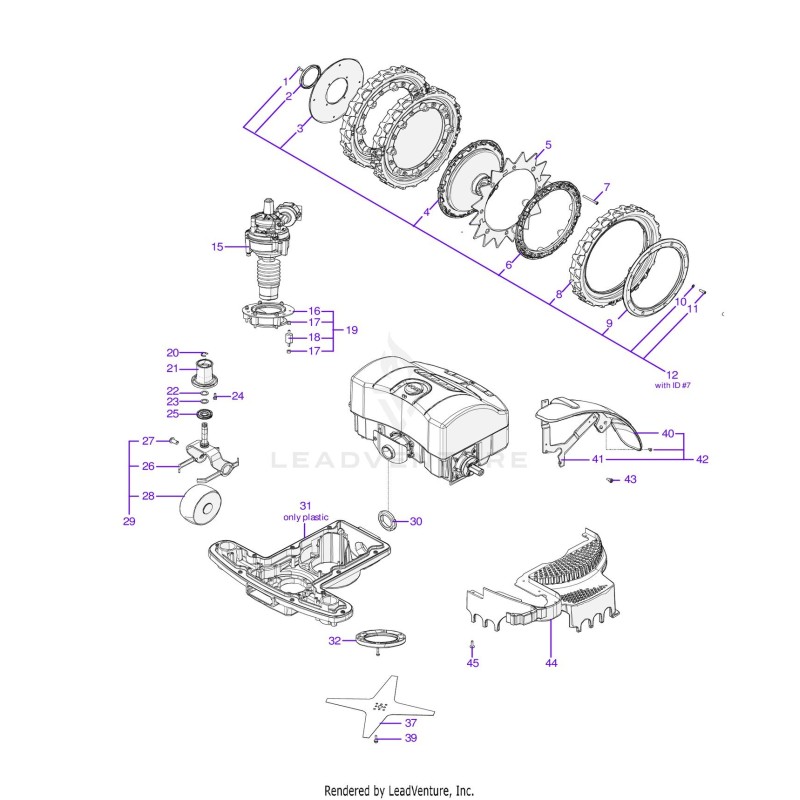 Chassis anteriore 042Z56700A ORIGINALE AMBROGIO