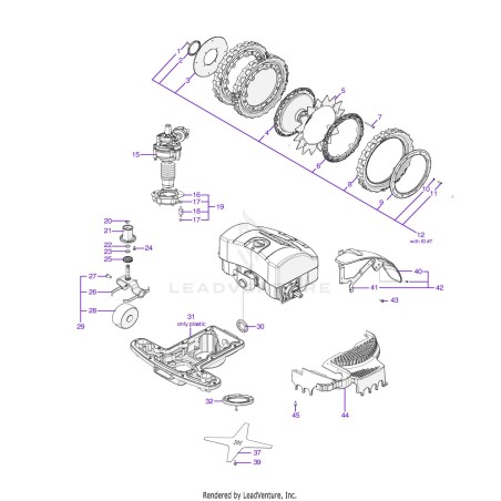 Chassis avant 042Z56700A ORIGINAL AMBROGIO | NewgardenParts.com
