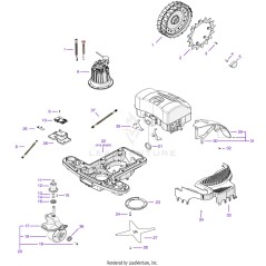 Motore lama 042Z95152A ORIGINALE AMBROGIO