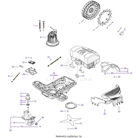 Roue de traction 042Z95211A ORIGINAL AMBROGIO
