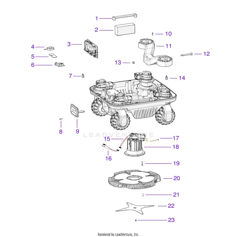Assieme motore lama 075Z57300A_R ORIGINALE AMBROGIO